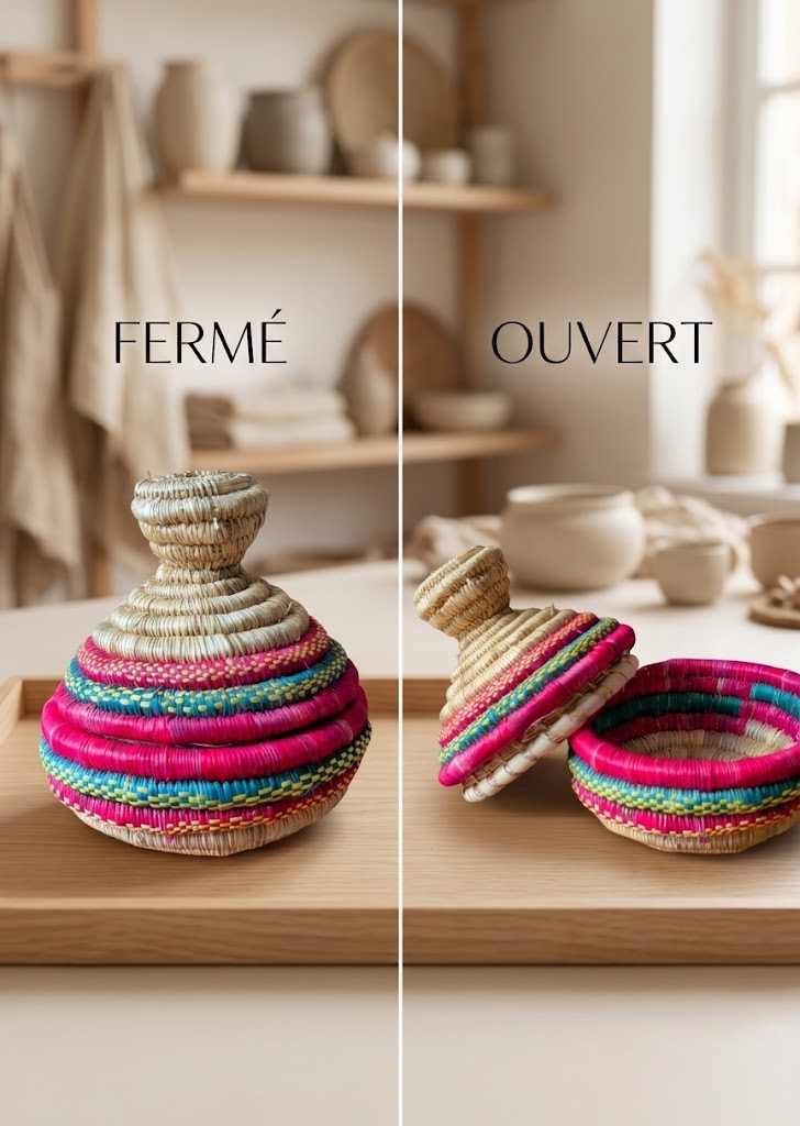 Panier decoratif