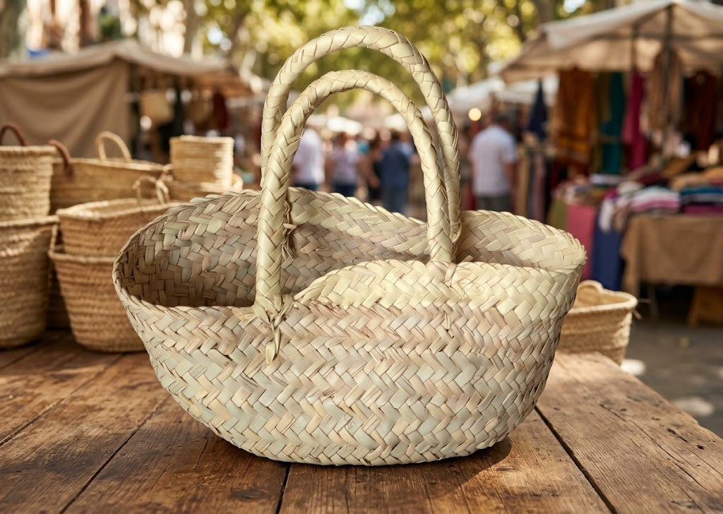 Panier a linge artisanale