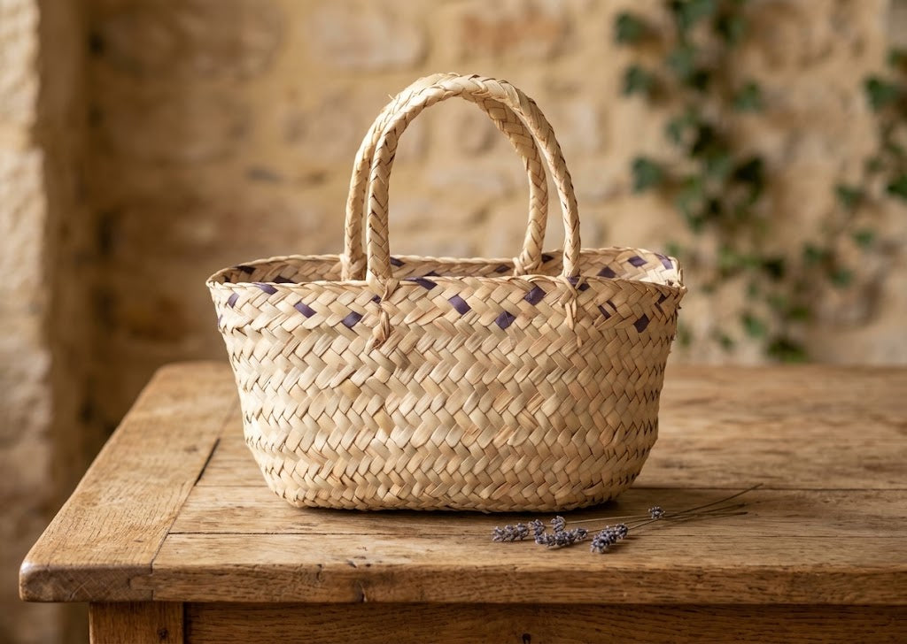 Panier a linge artisanale
