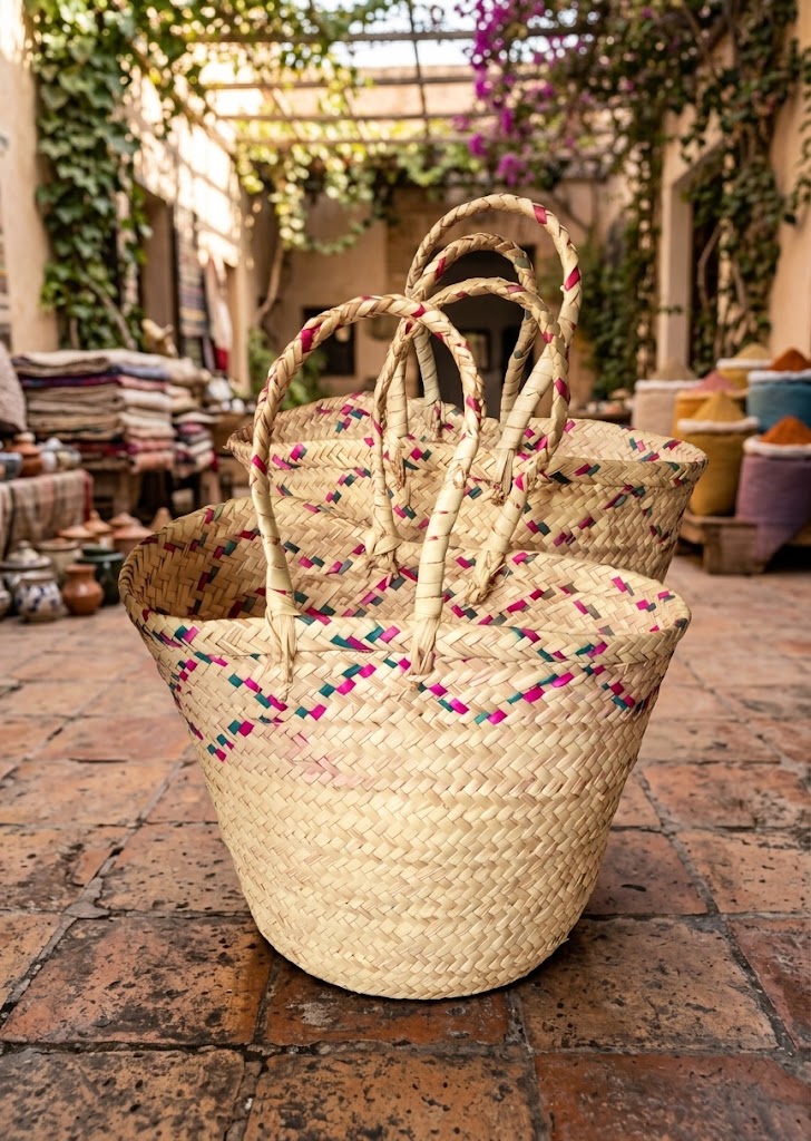 Panier a linge artisanale